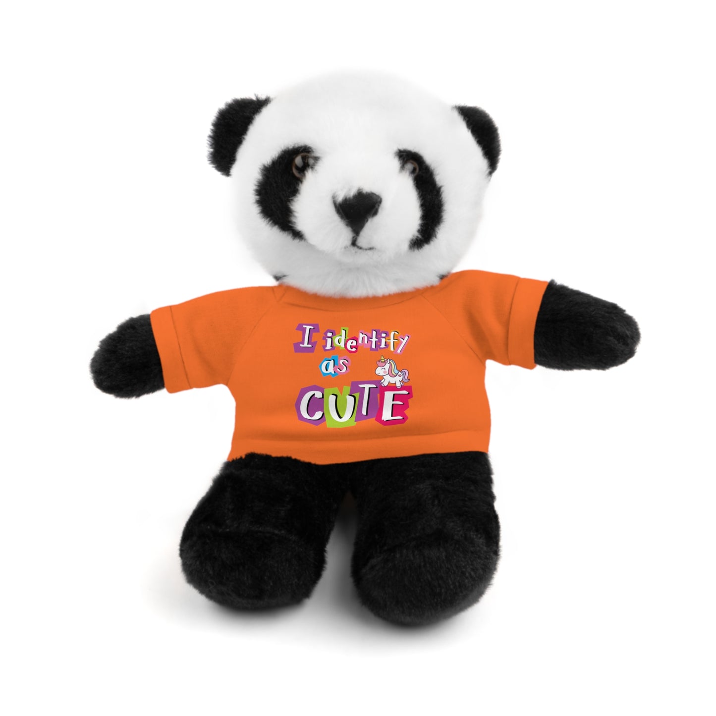 Cuddle Critters 8" Plushie | I Identify as Cute soft toy Orange Panda 8"