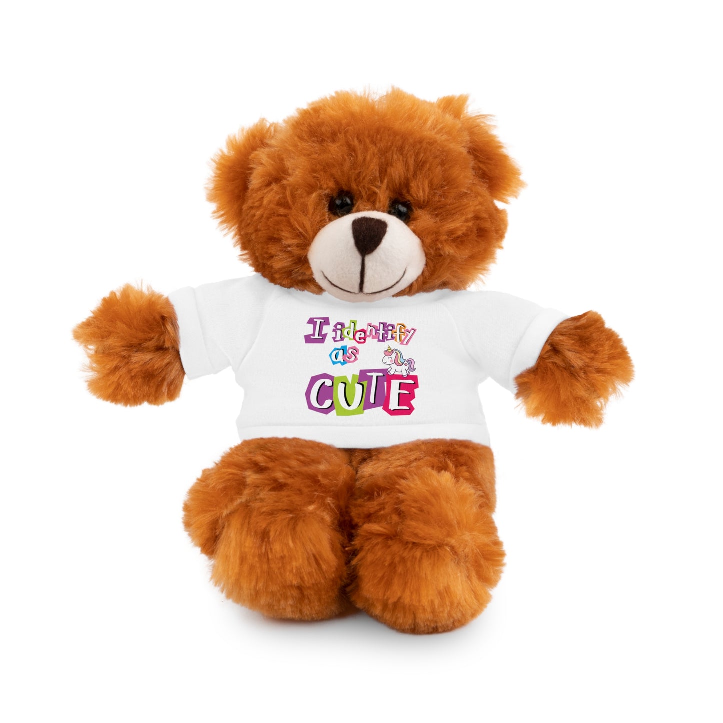 Cuddle Critters 8" Plushie | I Identify as Cute soft toy White Bear 8"