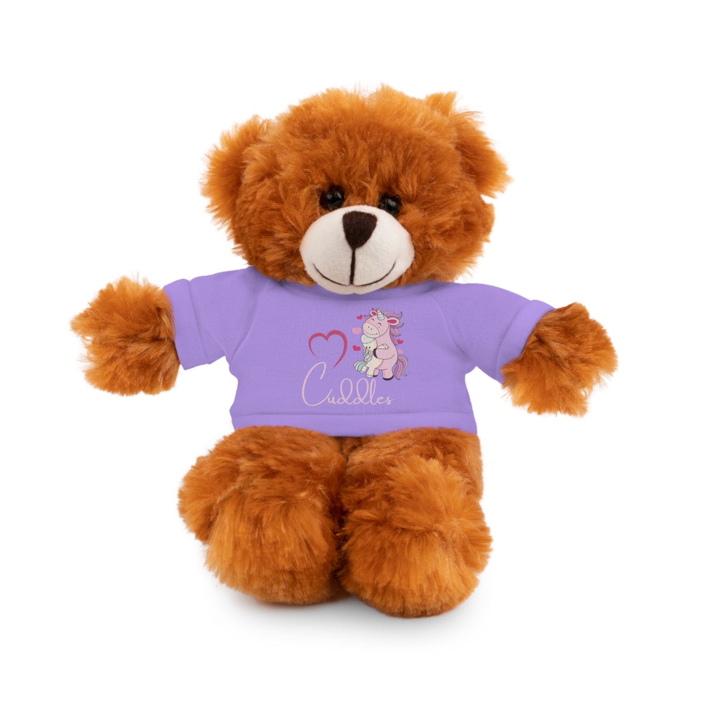 Cuddle Critters 8" Plushie | I Love Cuddles soft toy Lavender Bear 8"