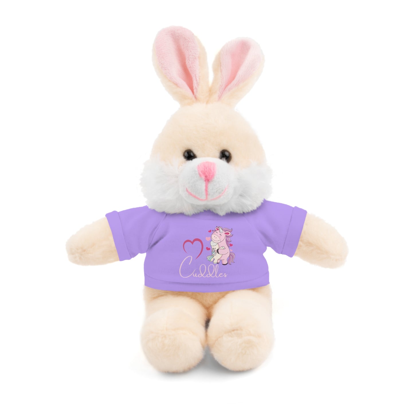 Cuddle Critters 8" Plushie | I Love Cuddles soft toy Lavender Bunny 8"