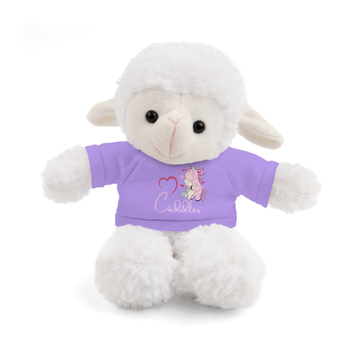 Cuddle Critters 8" Plushie | I Love Cuddles soft toy Lavender Sheep 8"