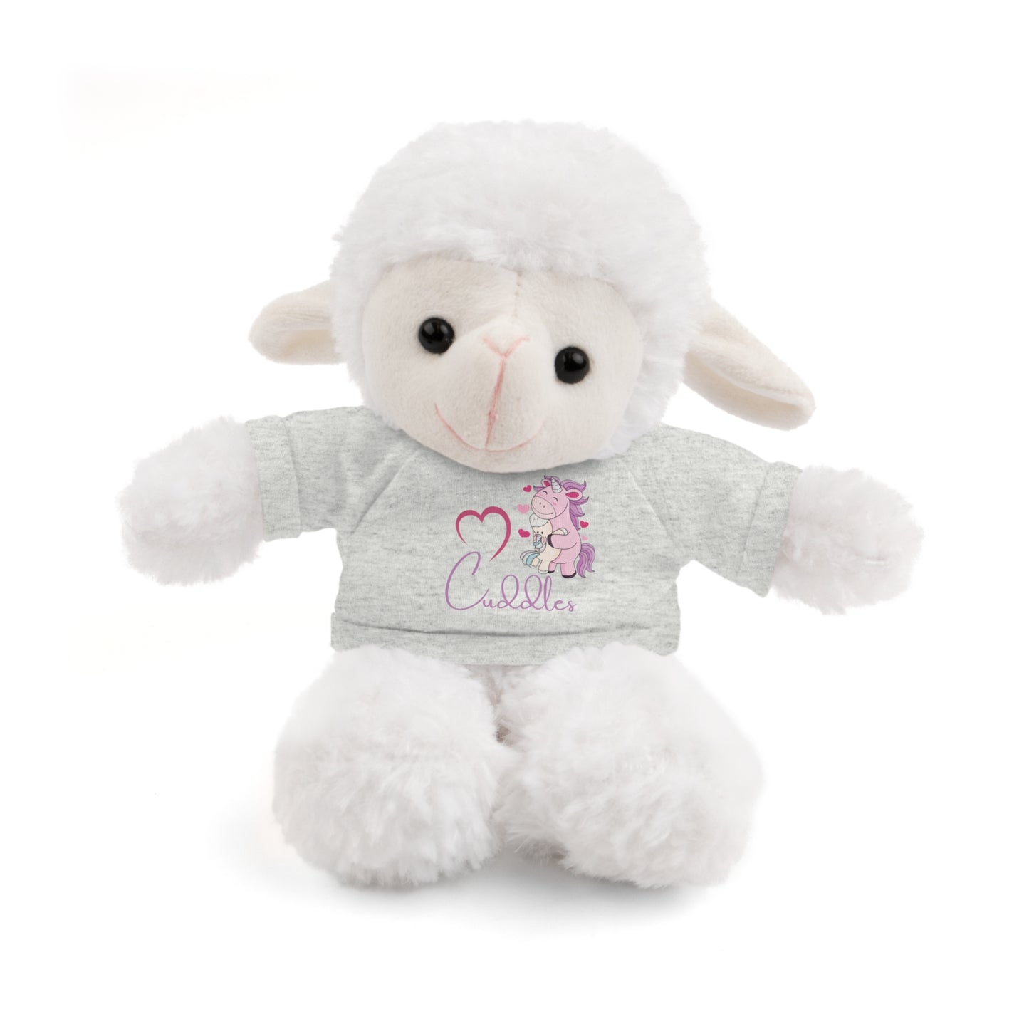 Cuddle Critters 8" Plushie | I Love Cuddles soft toy Ash Sheep 8"