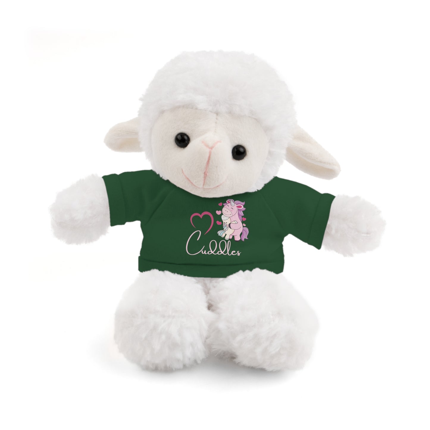 Cuddle Critters 8" Plushie | I Love Cuddles soft toy Forest Green Sheep 8"