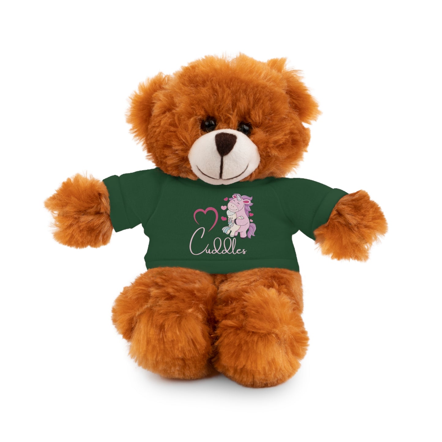 Cuddle Critters 8" Plushie | I Love Cuddles soft toy Forest Green Bear 8"