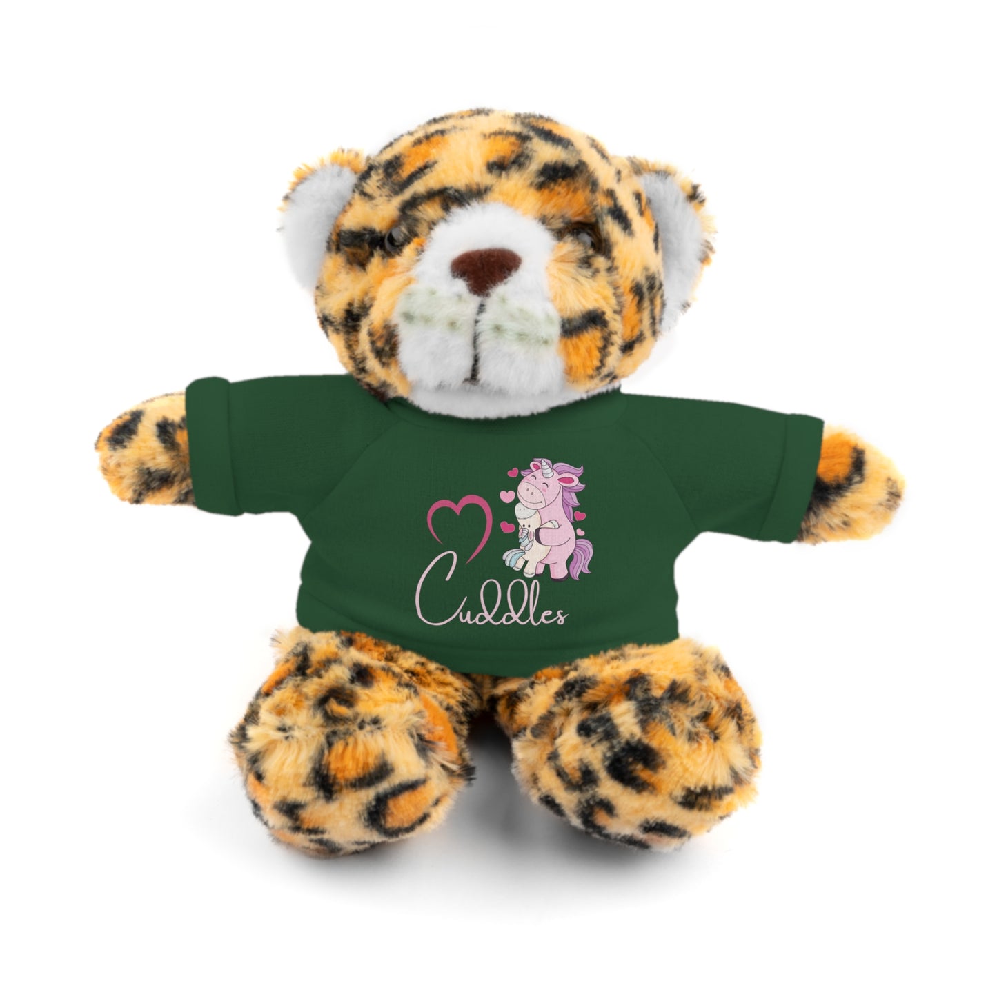 Cuddle Critters 8" Plushie | I Love Cuddles soft toy Forest Green Jaguar 8"