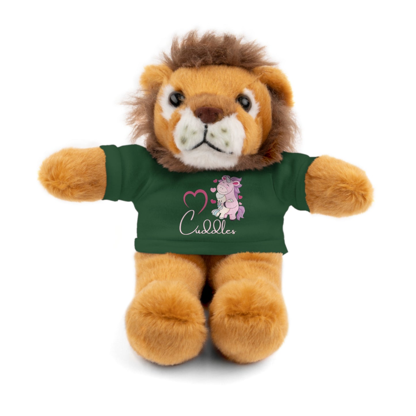 Cuddle Critters 8" Plushie | I Love Cuddles soft toy Forest Green Lion 8"