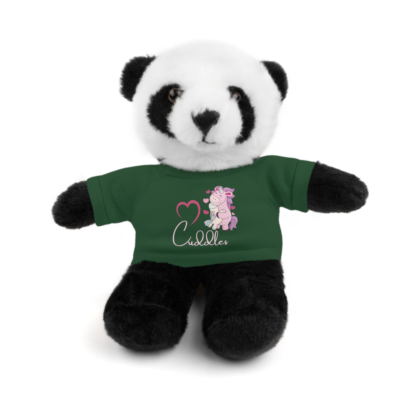 Cuddle Critters 8" Plushie | I Love Cuddles soft toy Forest Green Panda 8"