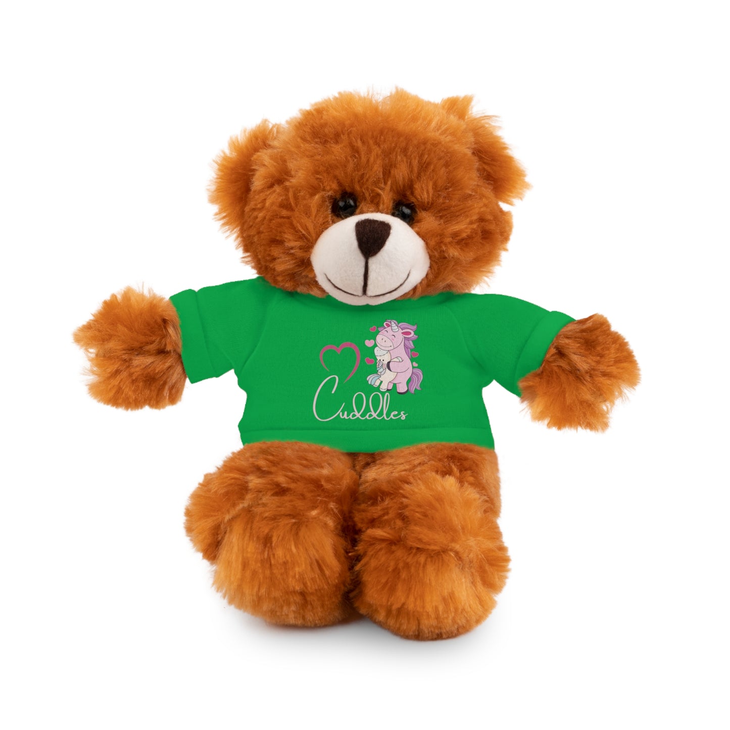 Cuddle Critters 8" Plushie | I Love Cuddles soft toy Irish Green Bear 8"