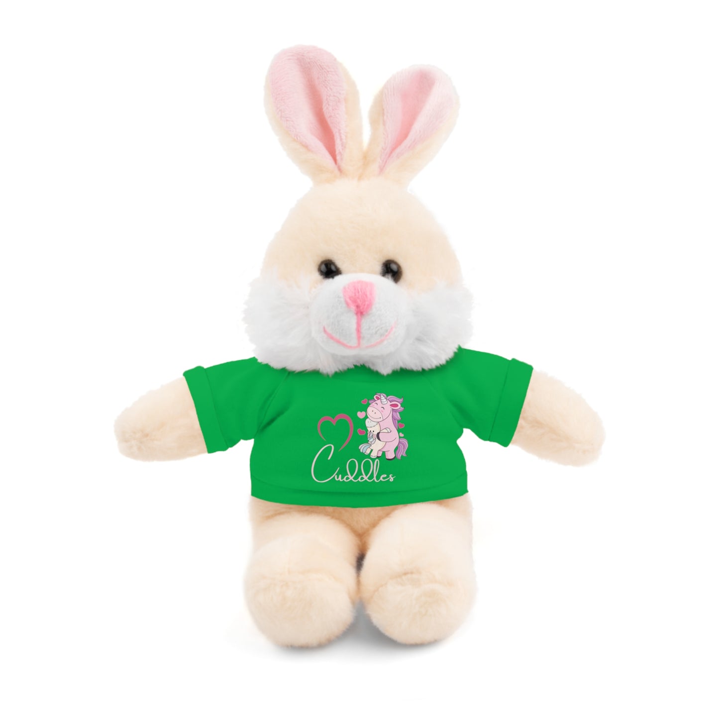 Cuddle Critters 8" Plushie | I Love Cuddles soft toy Irish Green Bunny 8"