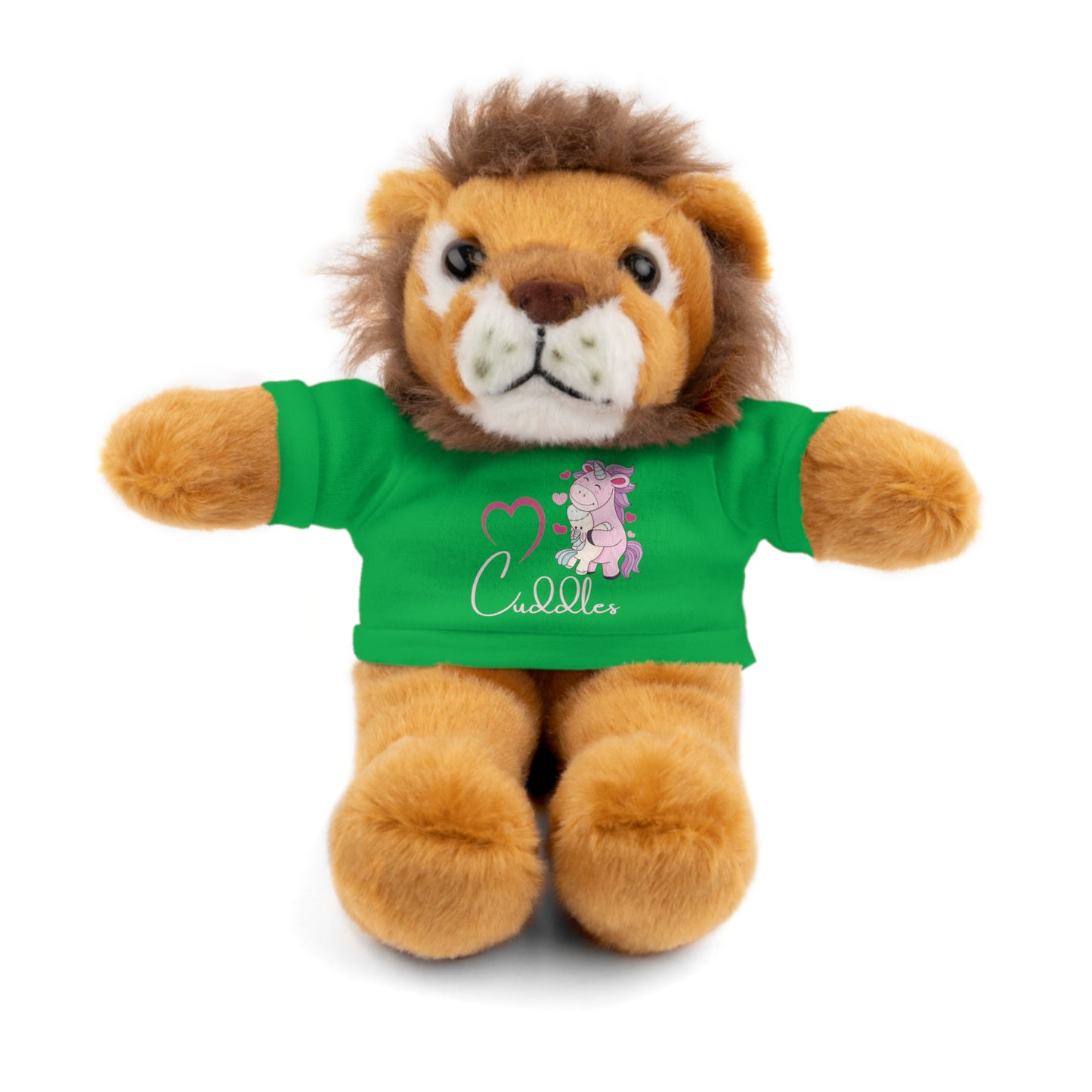 Cuddle Critters 8" Plushie | I Love Cuddles soft toy Irish Green Lion 8"