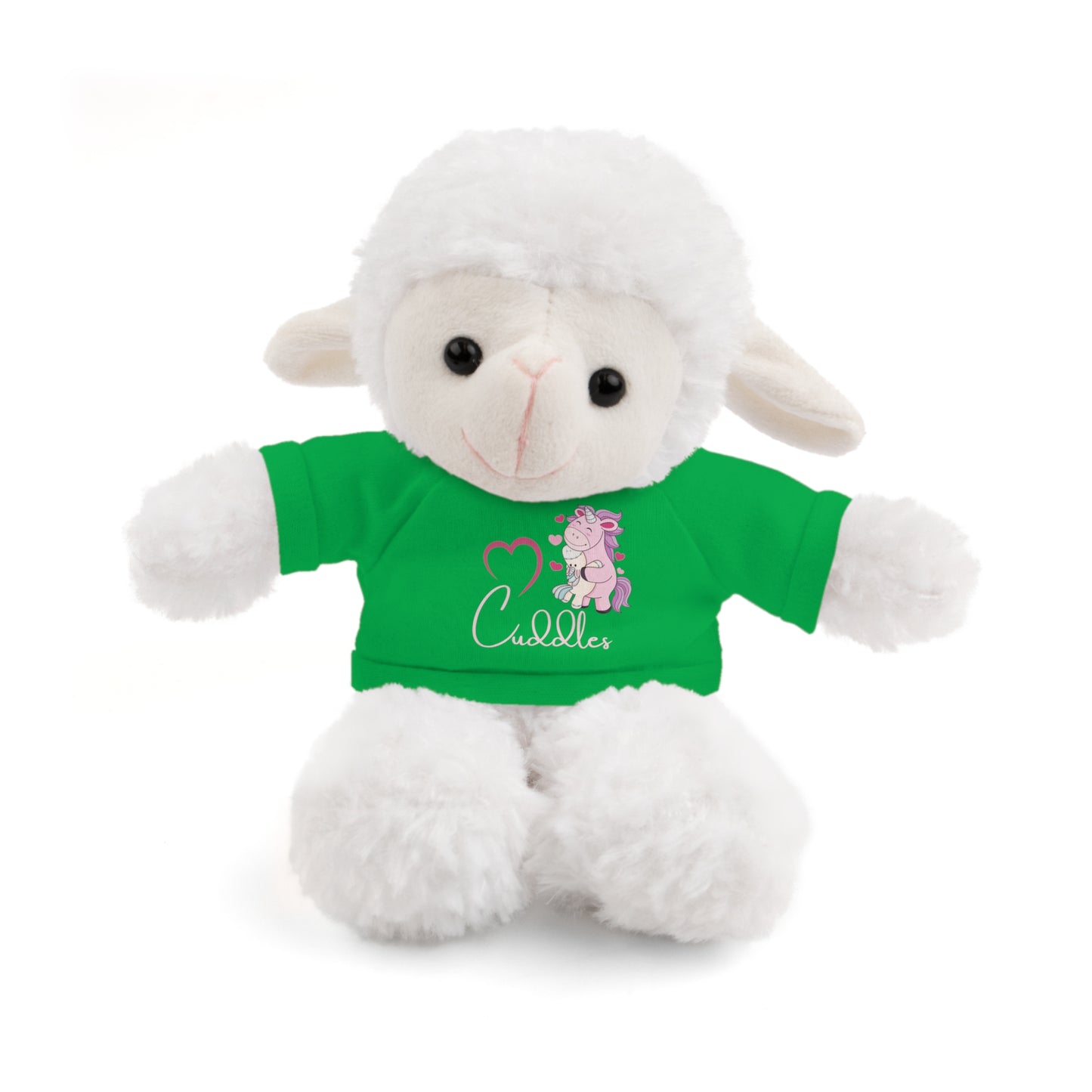 Cuddle Critters 8" Plushie | I Love Cuddles soft toy Irish Green Sheep 8"