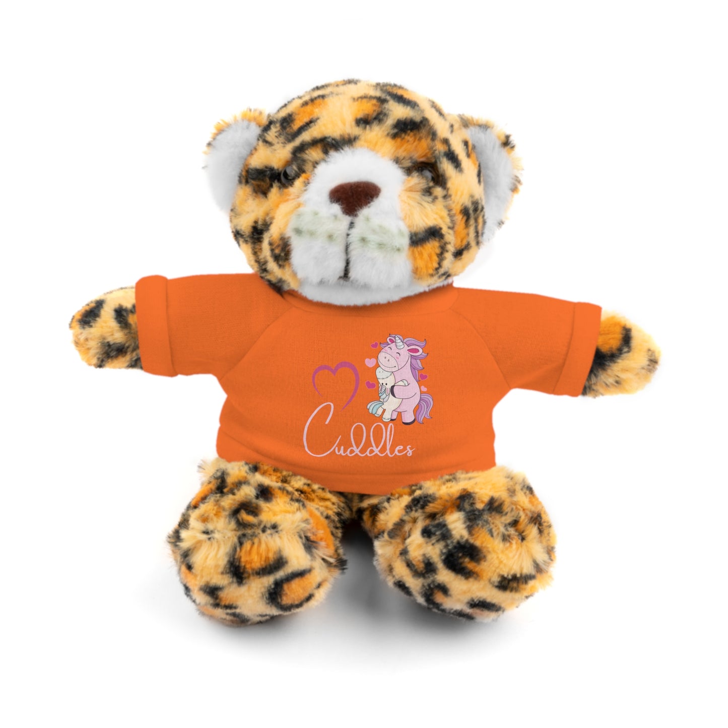 Cuddle Critters 8" Plushie | I Love Cuddles soft toy Orange Jaguar 8"