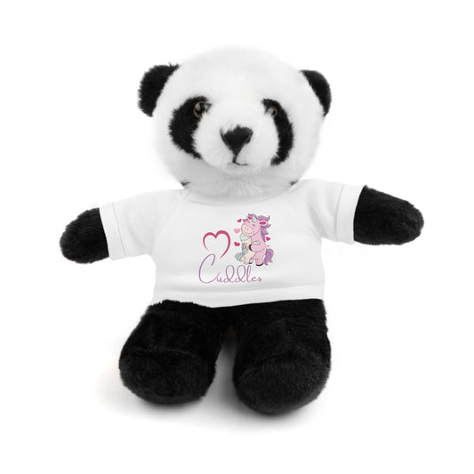 Cuddle Critters 8" Plushie | I Love Cuddles soft toy White Panda 8"