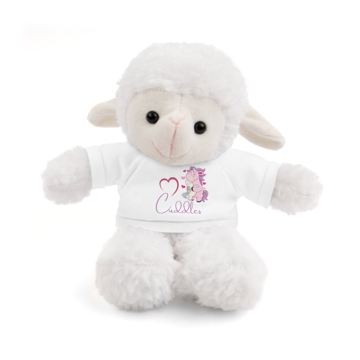 Cuddle Critters 8" Plushie | I Love Cuddles soft toy White Sheep 8"