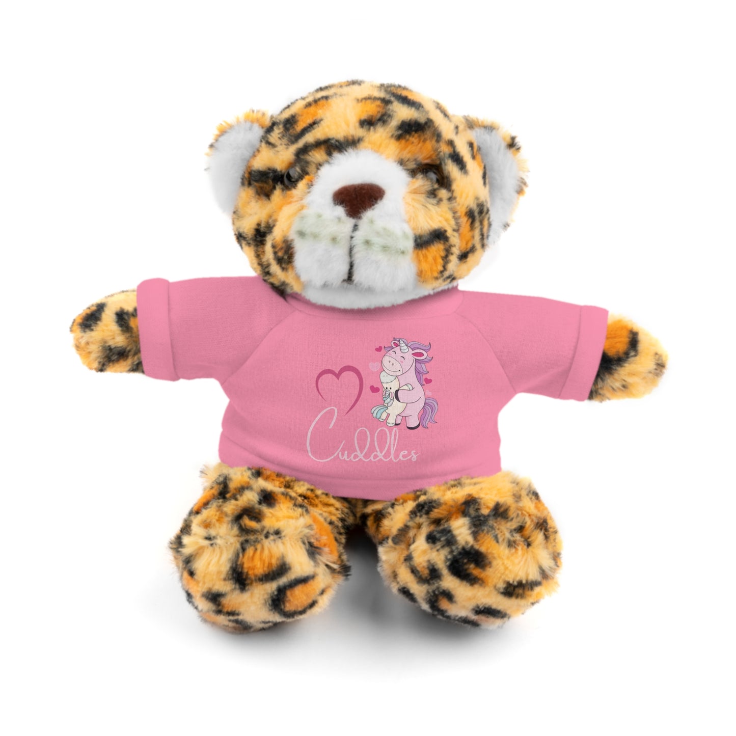 Cuddle Critters 8" Plushie | I Love Cuddles soft toy Pink Jaguar 8"