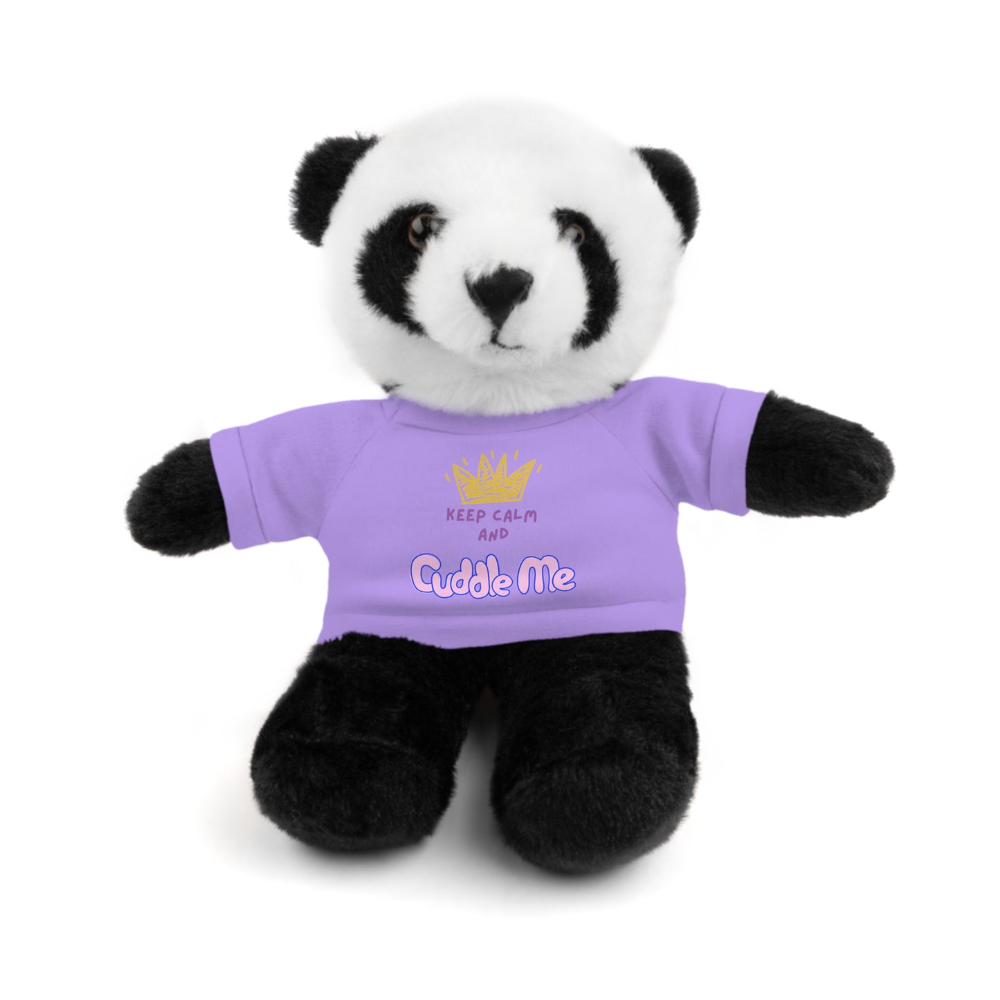 Cuddle Critters 8" Plushie | Keep Calm and Cuddle Me soft toy Lavender Panda 8"