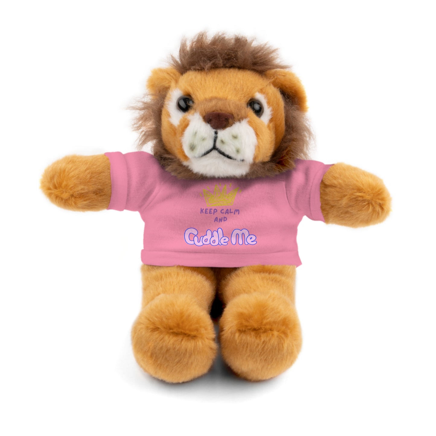 Cuddle Critters 8" Plushie | Keep Calm and Cuddle Me soft toy Pink Lion 8"