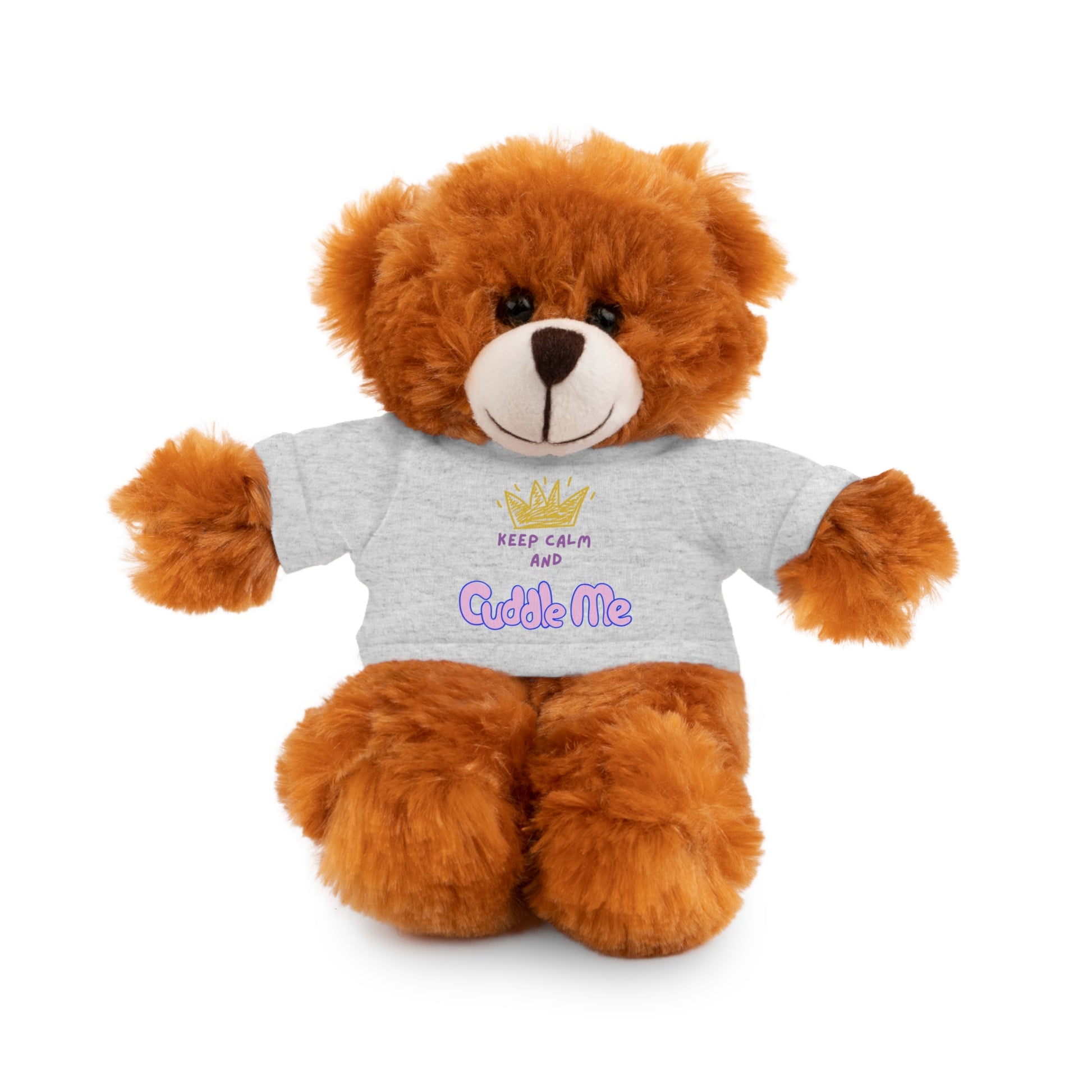 Cuddle Critters 8" Plushie | Keep Calm and Cuddle Me soft toy Ash Bear 8"