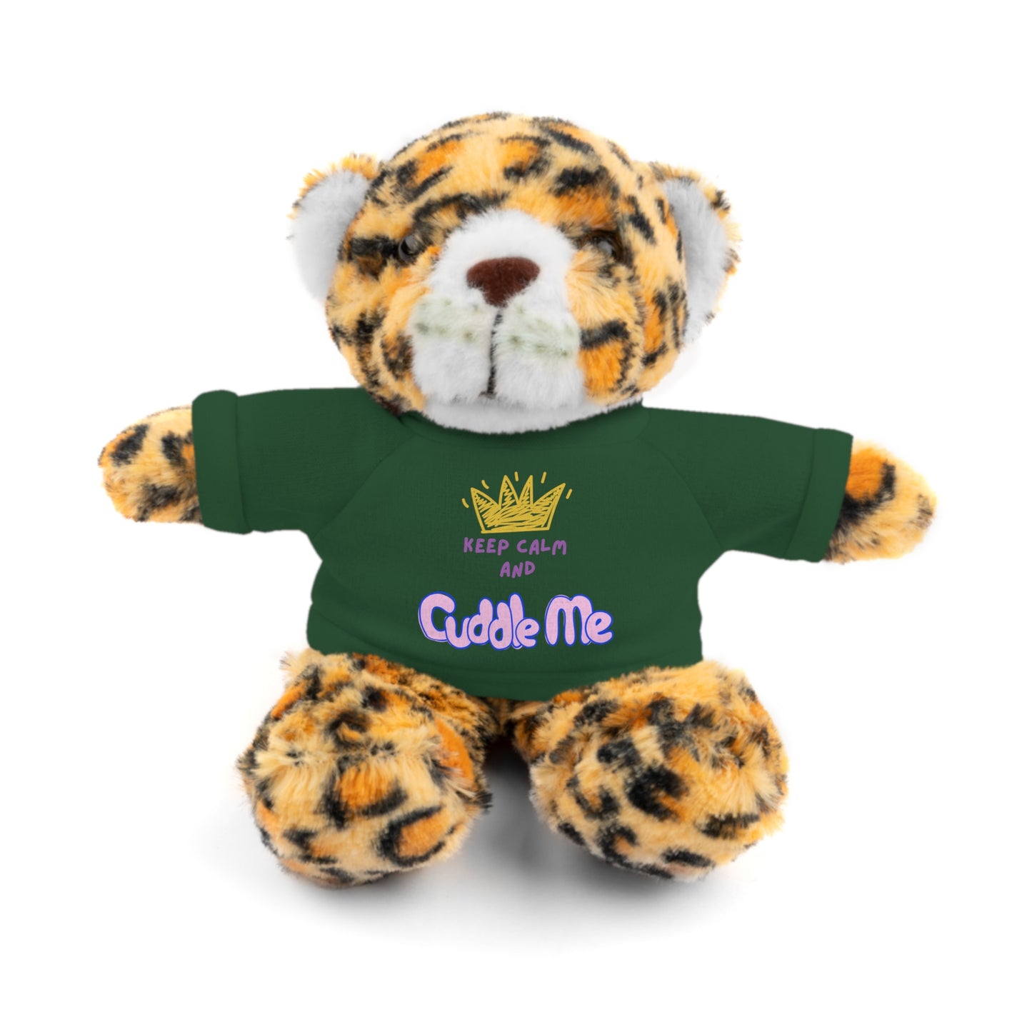 Cuddle Critters 8" Plushie | Keep Calm and Cuddle Me soft toy Forest Green Jaguar 8"