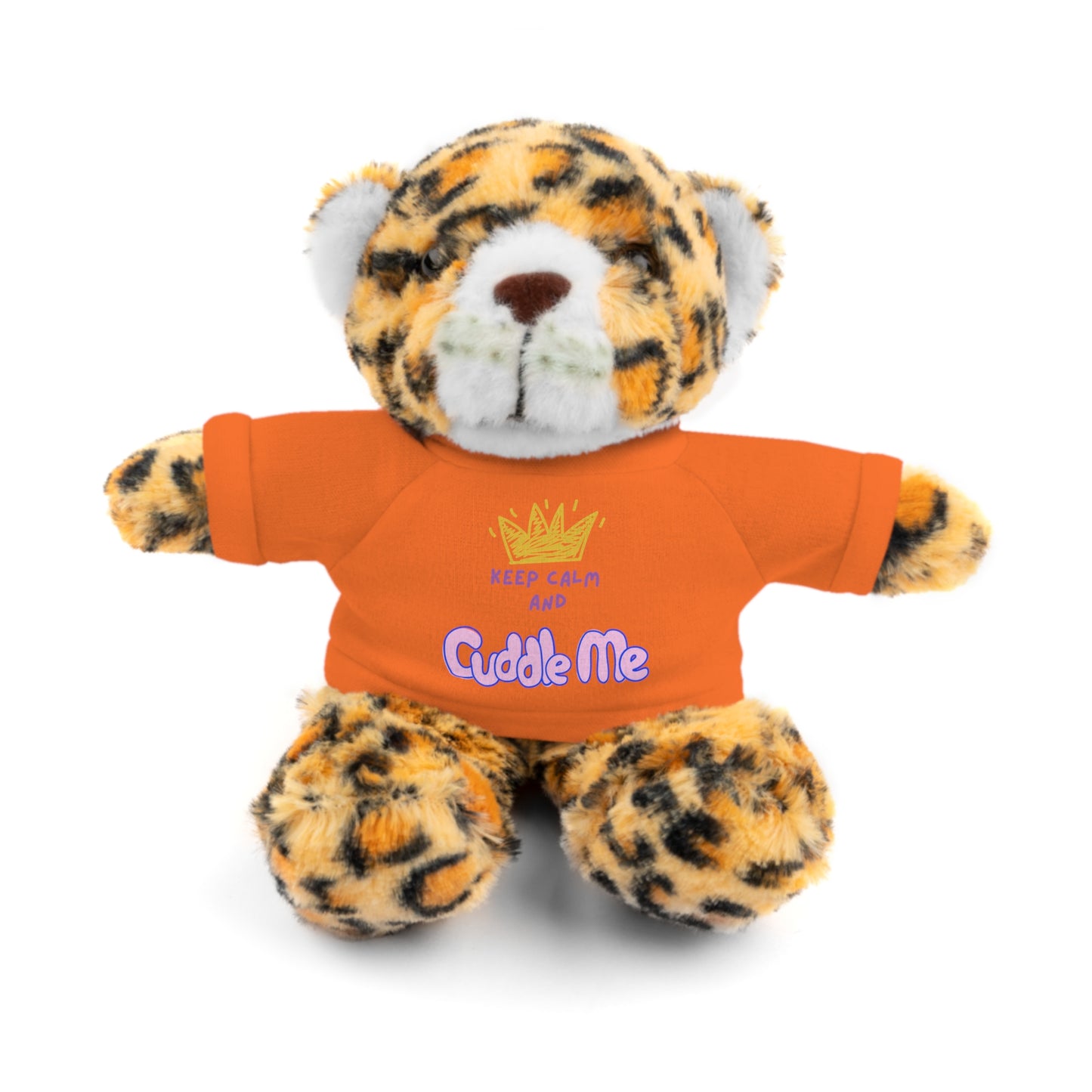 Cuddle Critters 8" Plushie | Keep Calm and Cuddle Me soft toy Orange Jaguar 8"