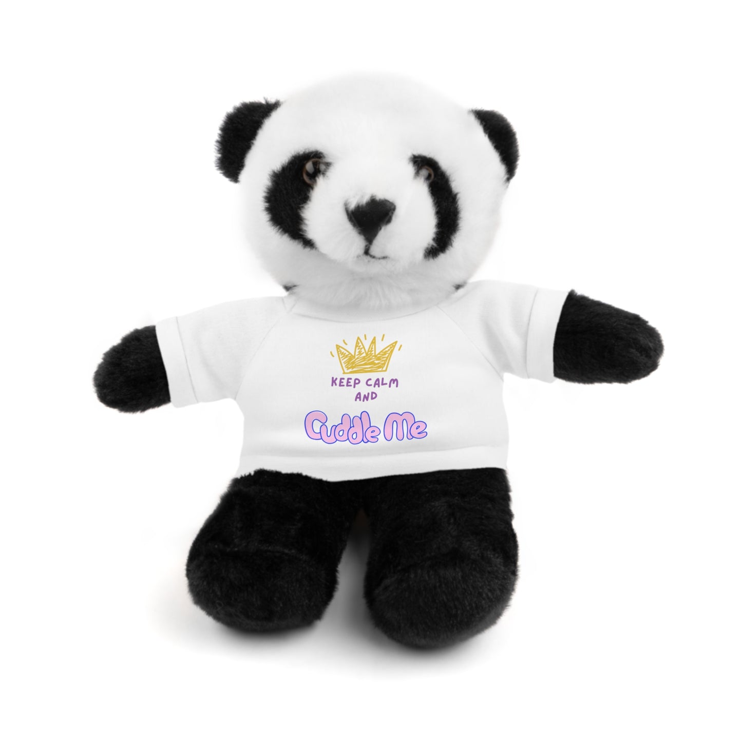 Cuddle Critters 8" Plushie | Keep Calm and Cuddle Me soft toy White Panda 8"