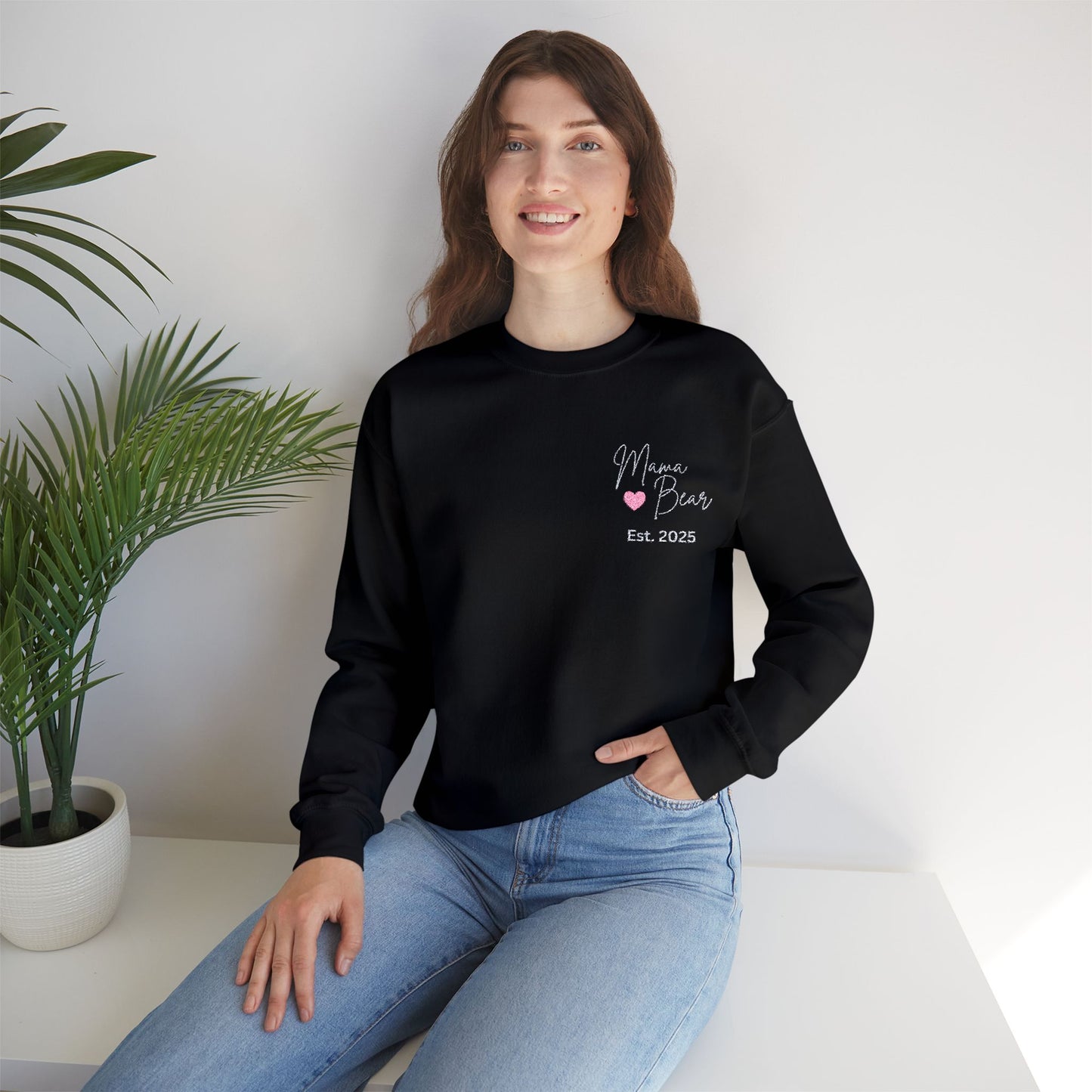 Mama | Mama Bear 2025 Embroidered Sweatshirt