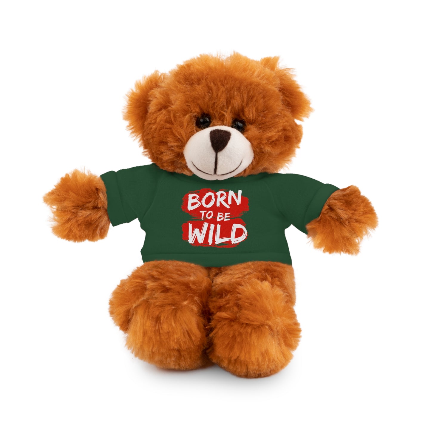 Cuddle Critters 8" Plushie | Born to be Wild soft toy Forest Green Bear 8"