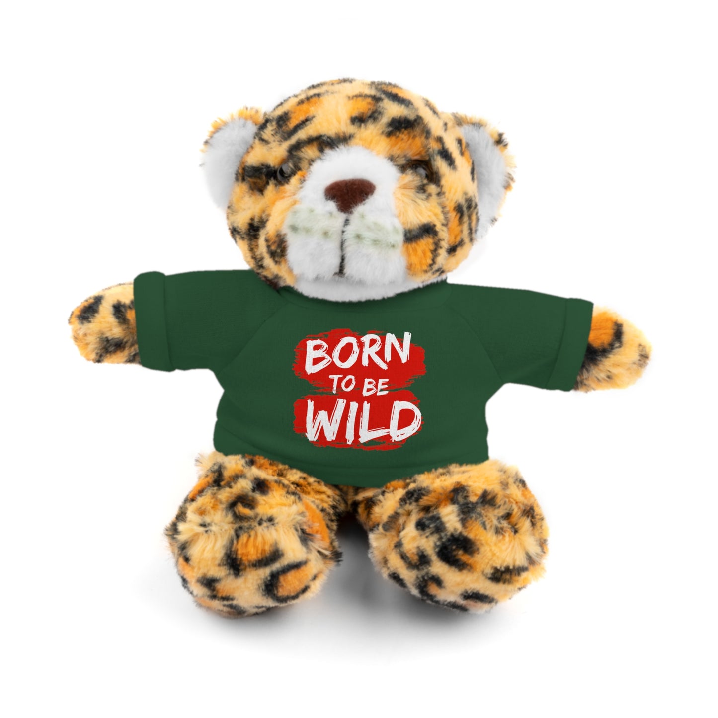 Cuddle Critters 8" Plushie | Born to be Wild soft toy Forest Green Jaguar 8"