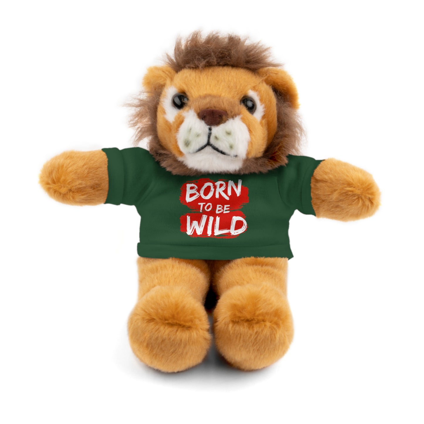 Cuddle Critters 8" Plushie | Born to be Wild soft toy Forest Green Lion 8"