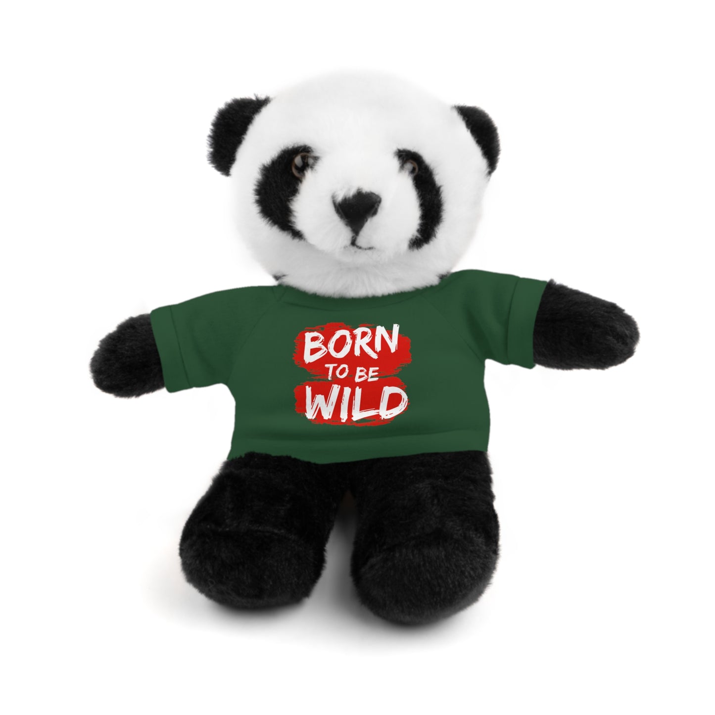 Cuddle Critters 8" Plushie | Born to be Wild soft toy Forest Green Panda 8"