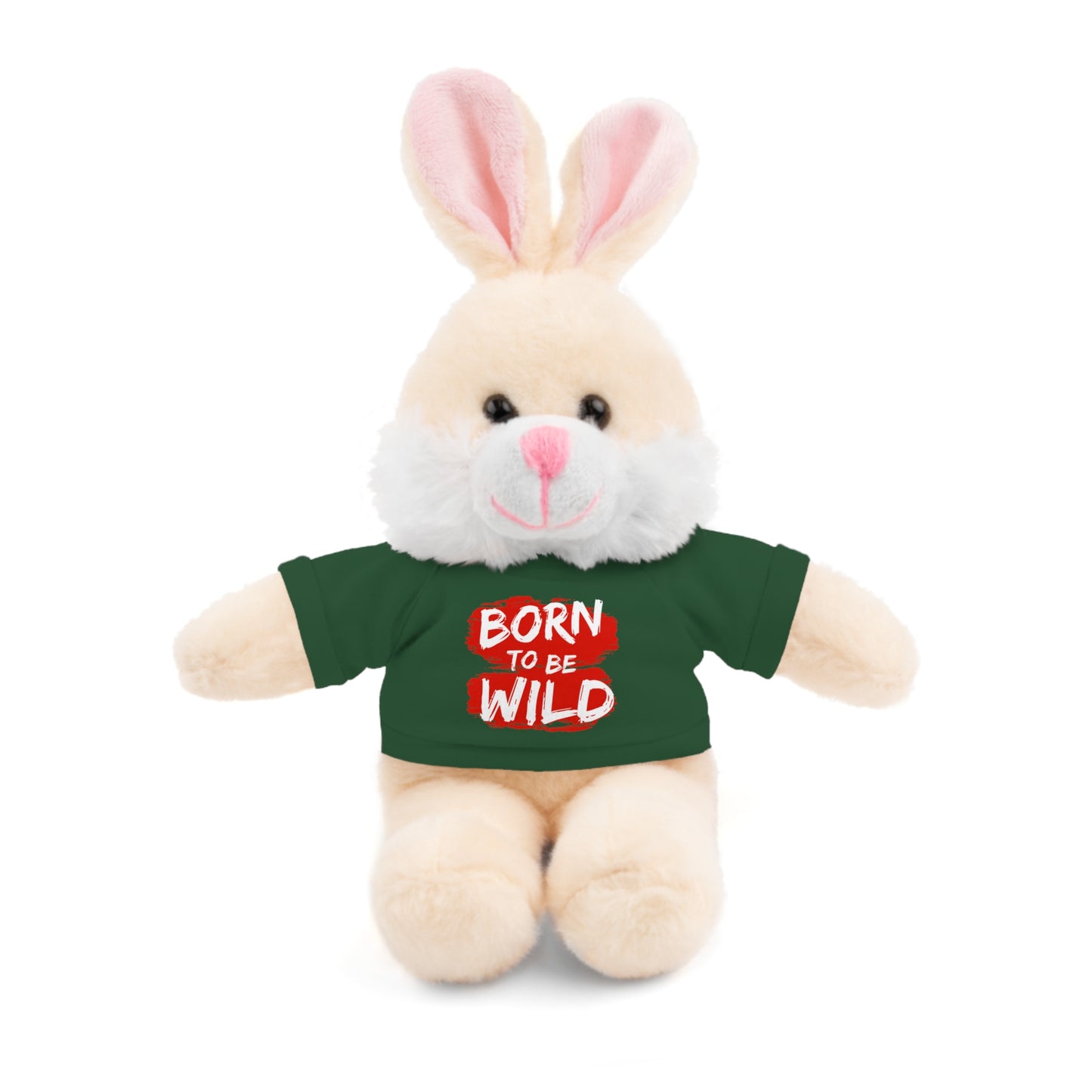 Cuddle Critters 8" Plushie | Born to be Wild soft toy Forest Green Bunny 8"