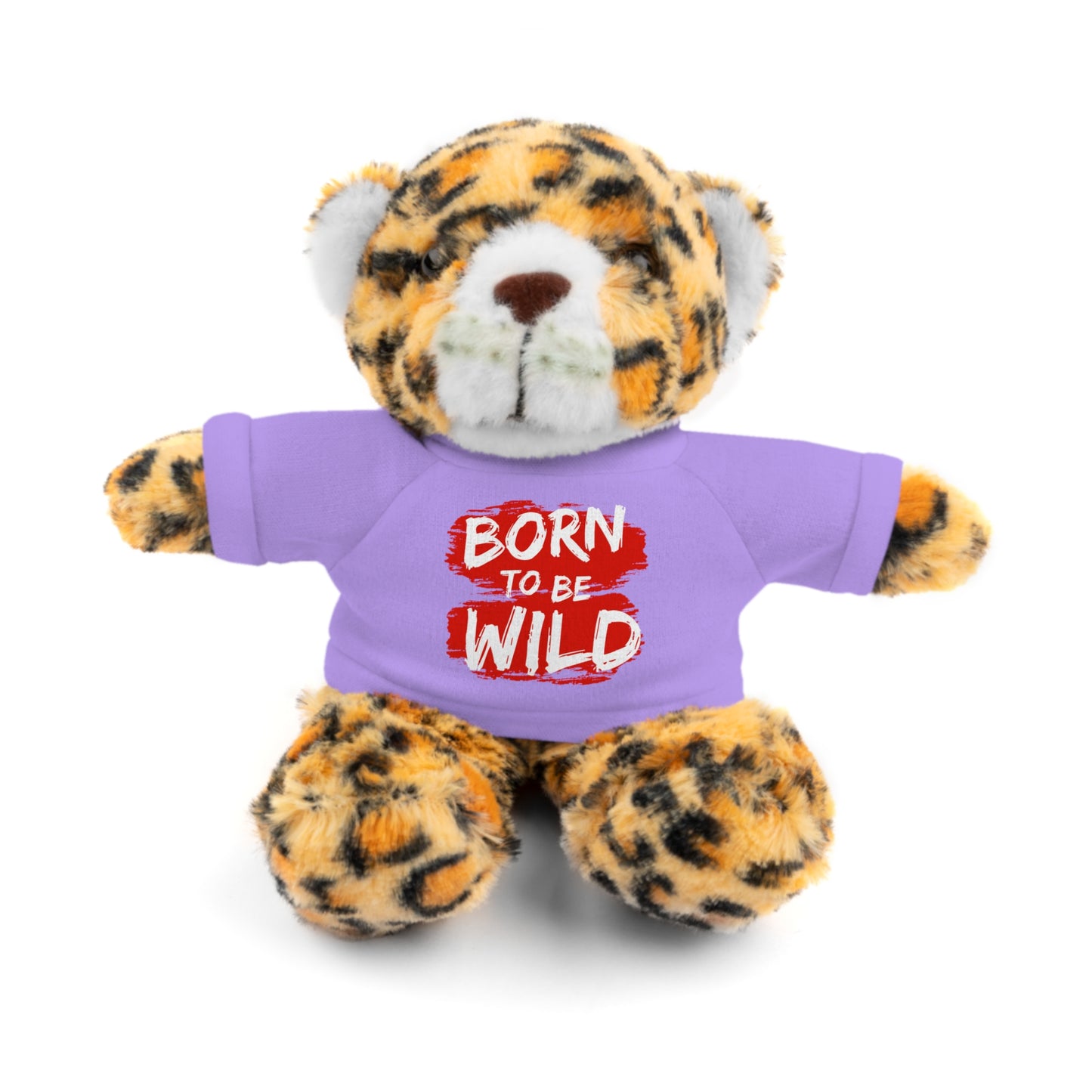 Cuddle Critters 8" Plushie | Born to be Wild soft toy Lavender Jaguar 8"