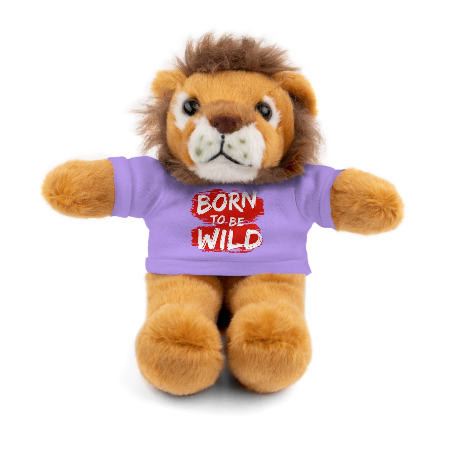 Cuddle Critters 8" Plushie | Born to be Wild soft toy Lavender Lion 8"