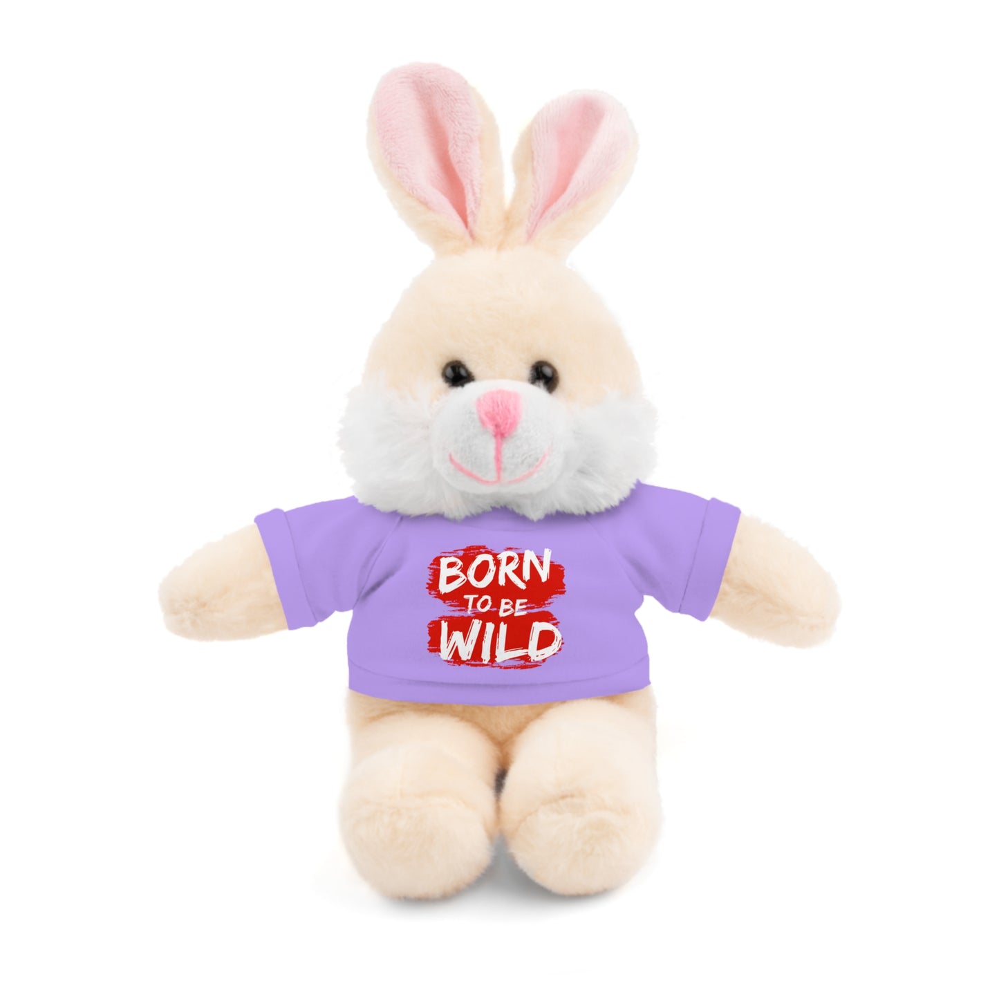 Cuddle Critters 8" Plushie | Born to be Wild soft toy Lavender Bunny 8"