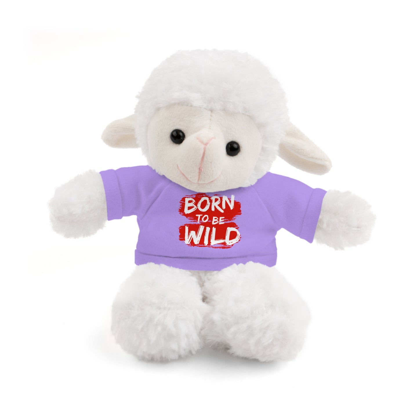 Cuddle Critters 8" Plushie | Born to be Wild soft toy Lavender Sheep 8"