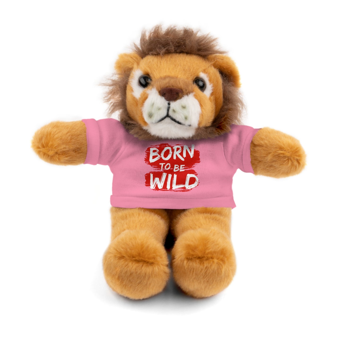 Cuddle Critters 8" Plushie | Born to be Wild soft toy Pink Lion 8"