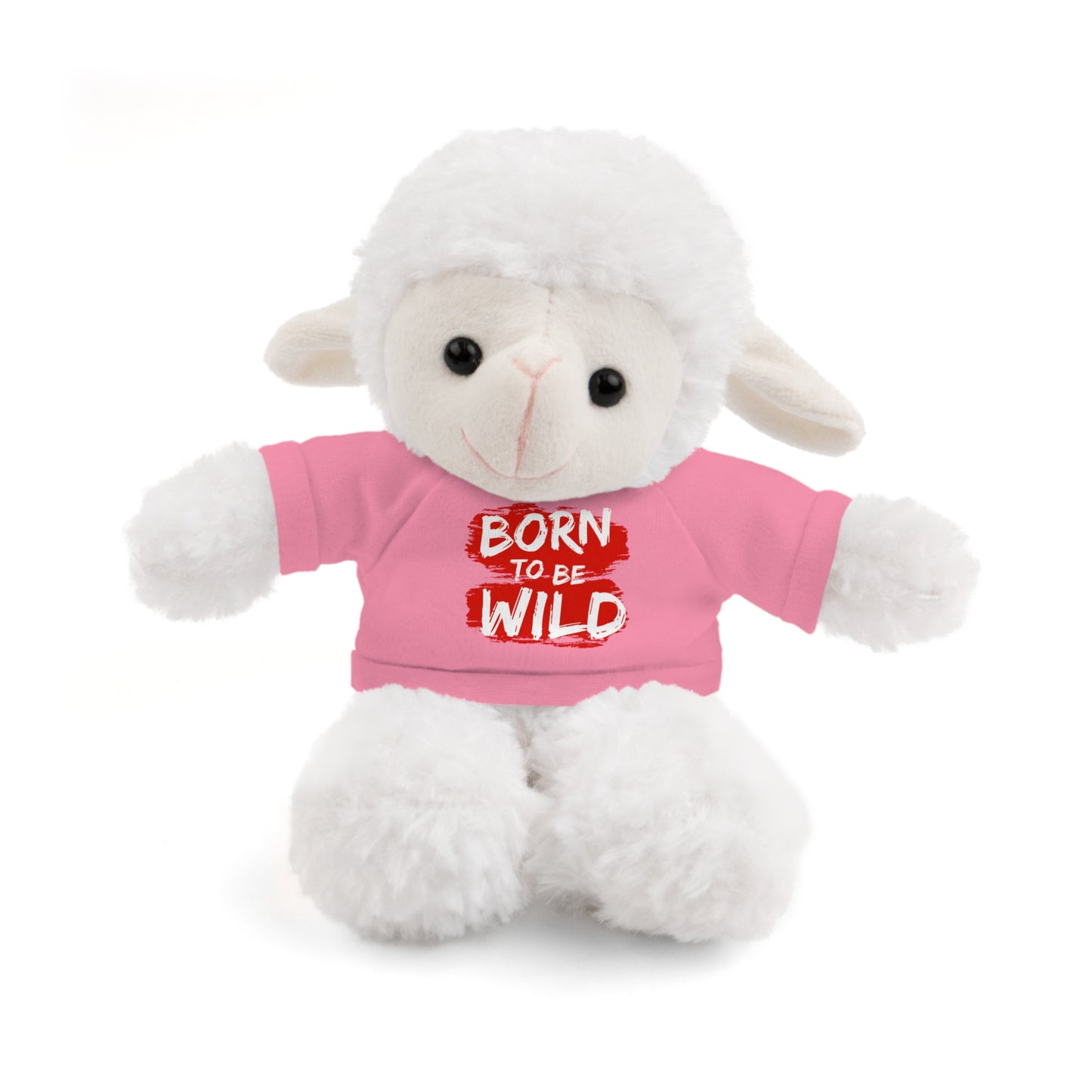 Cuddle Critters 8" Plushie | Born to be Wild soft toy Pink Sheep 8"