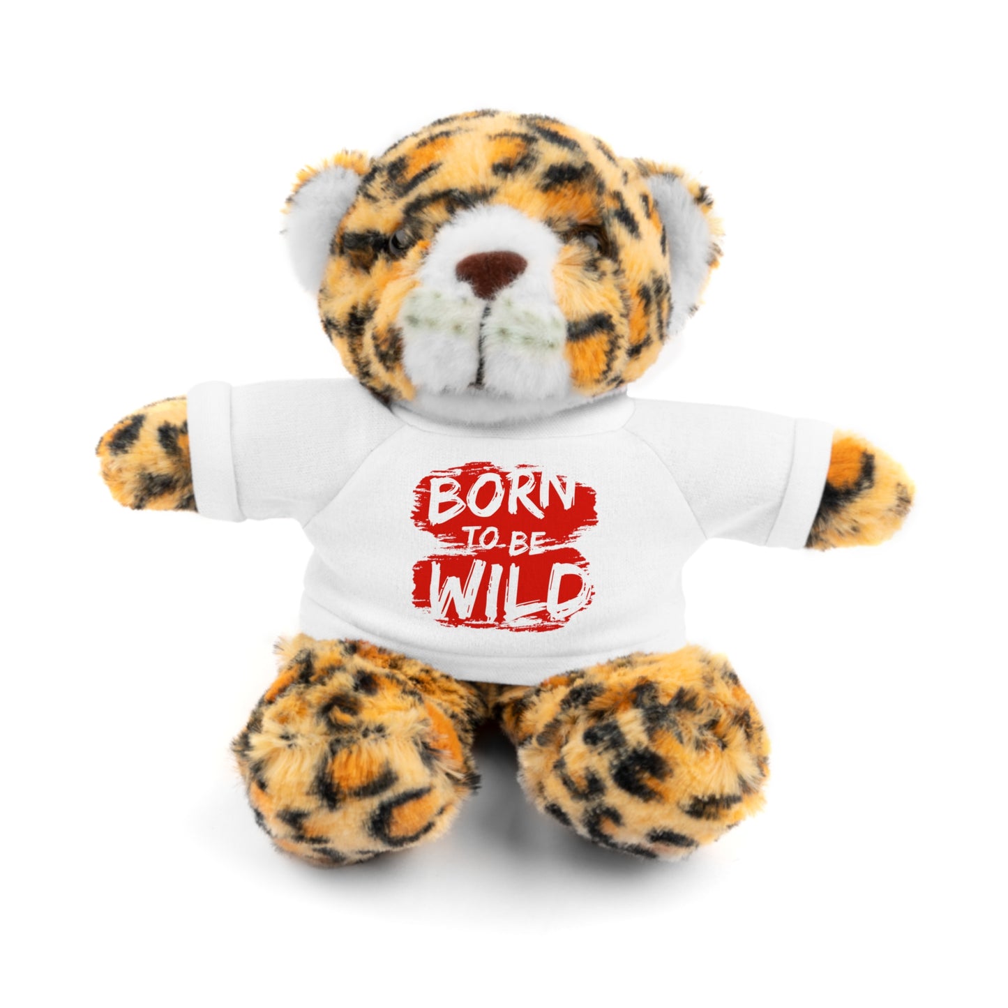 Cuddle Critters 8" Plushie | Born to be Wild soft toy White Jaguar 8"