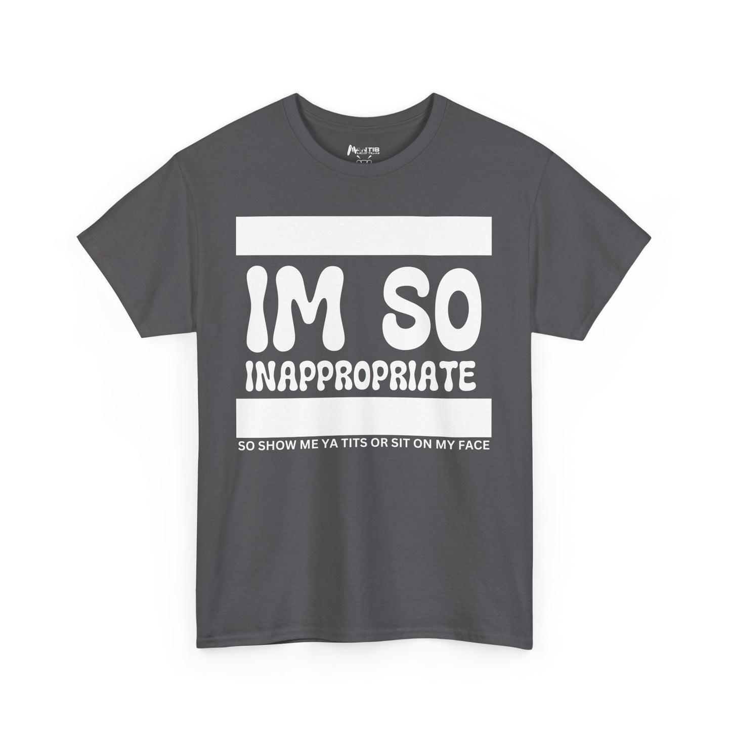 charcoal tee for people who proudly speak filth