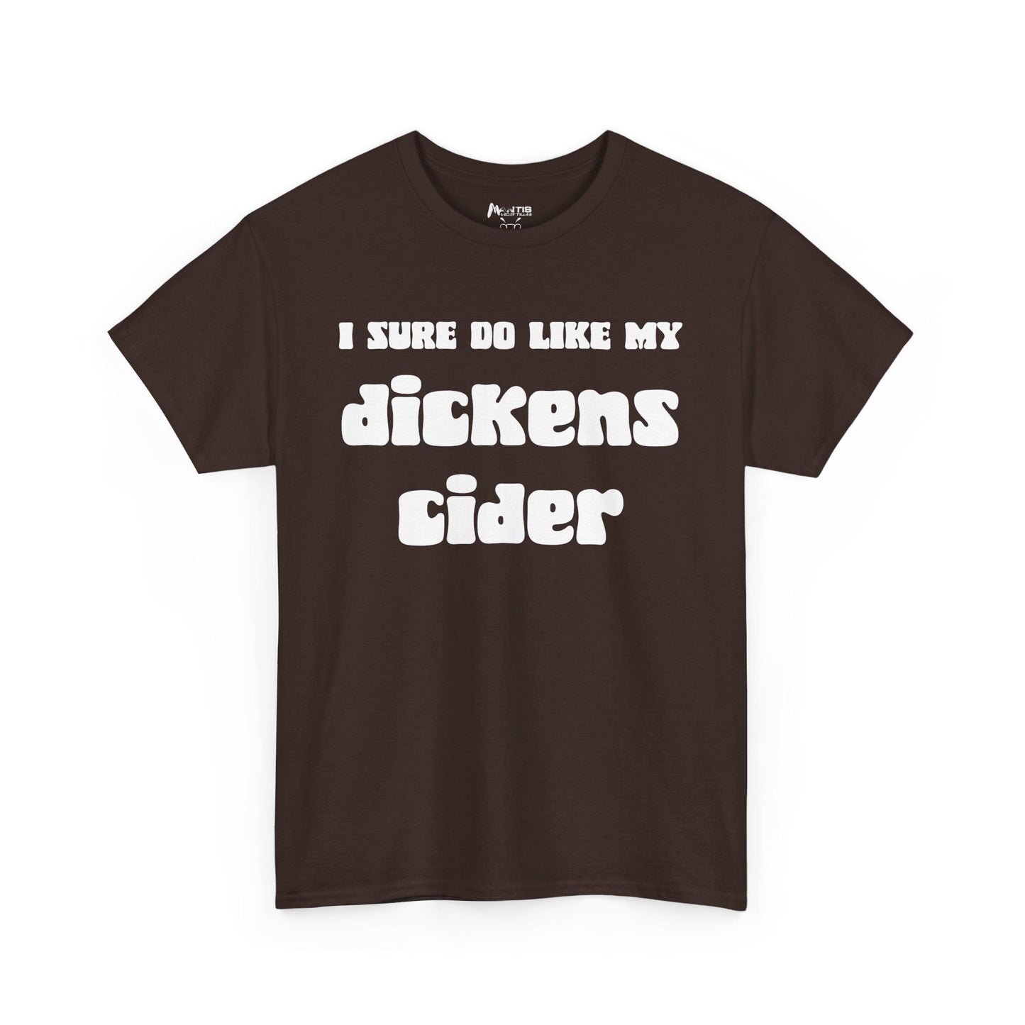 Dark chocolate tee — where innuendo becomes an invitation