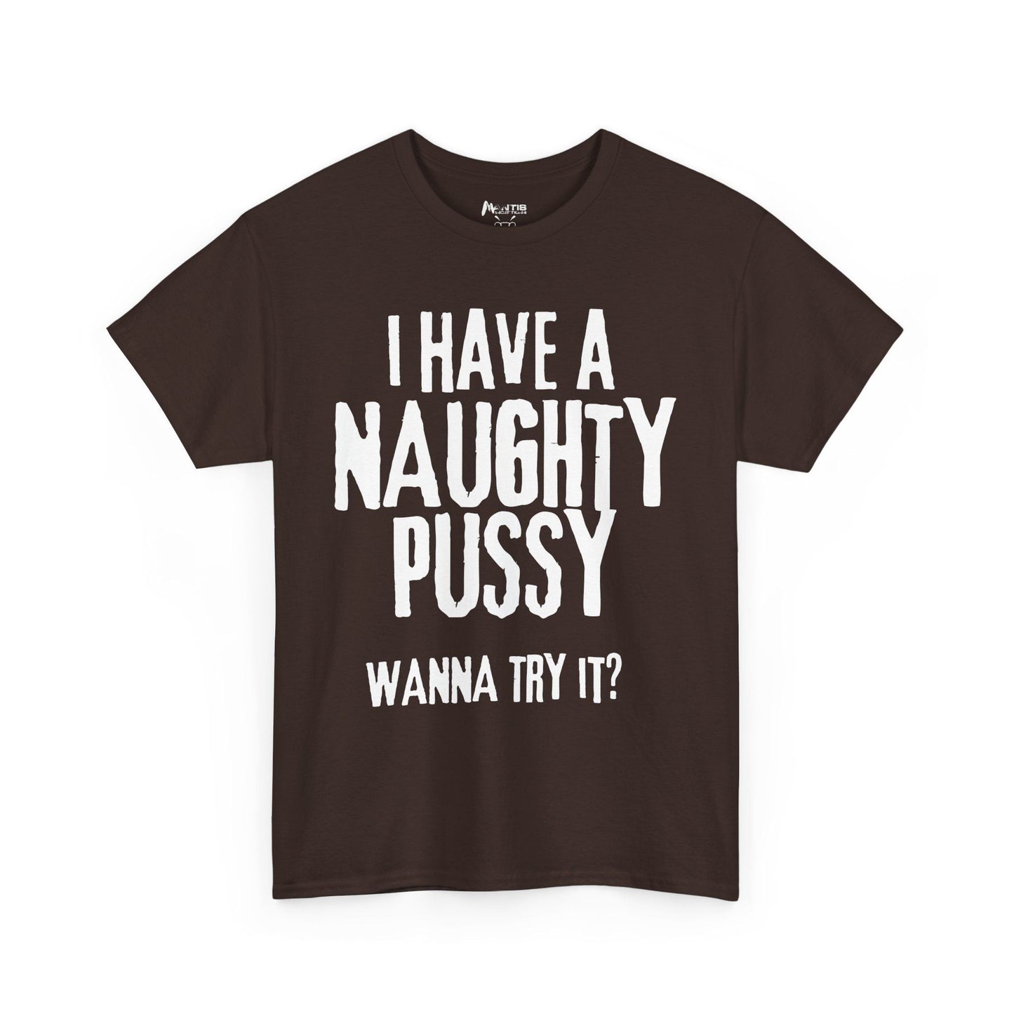 Dark chocolate tee that’s flirty and unapologetic