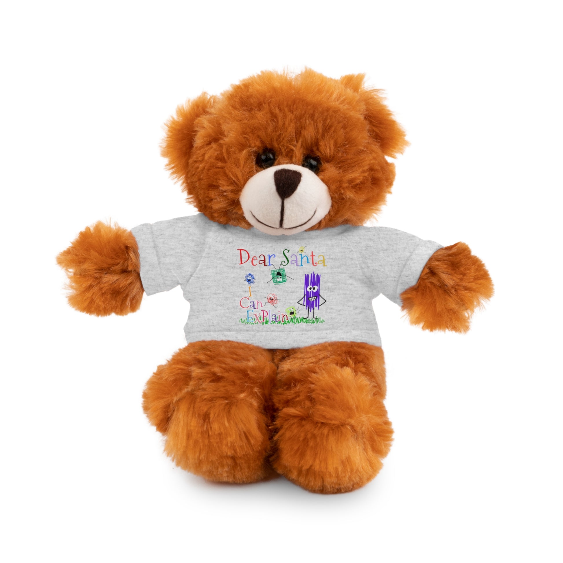 Cuddle Critters 8" Plushie | Dear Santa I can Explain soft toy Ash Bear 8"