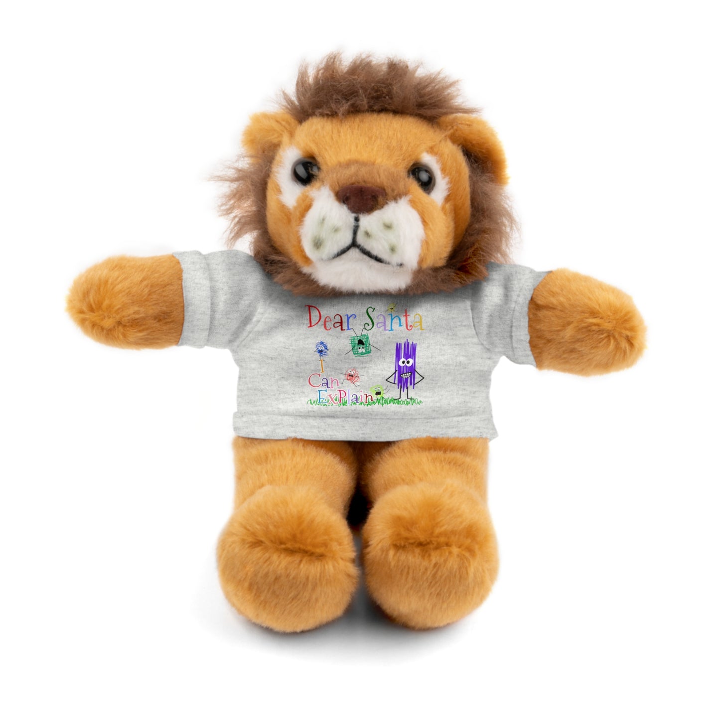 Cuddle Critters 8" Plushie | Dear Santa I can Explain soft toy Ash Lion 8"