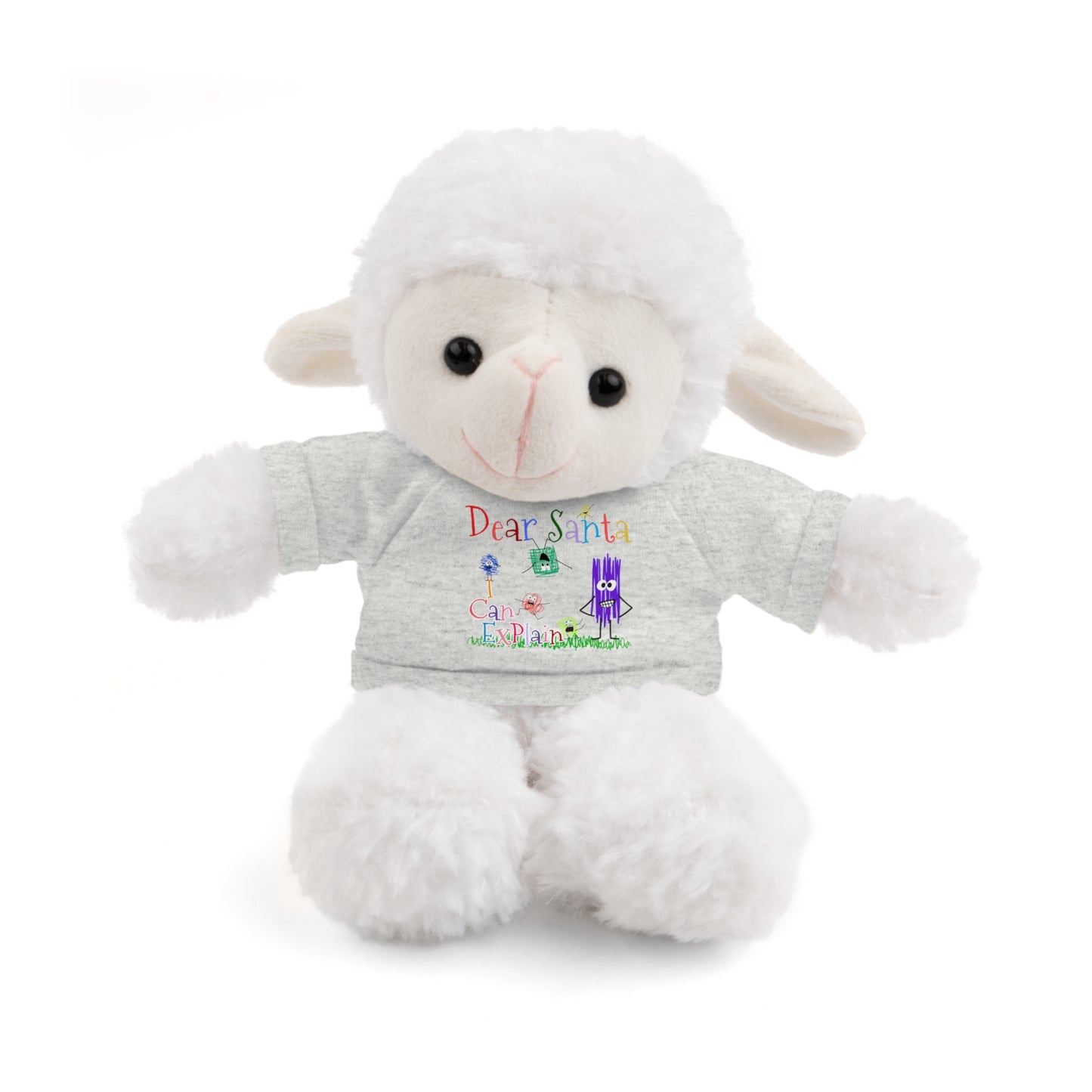 Cuddle Critters 8" Plushie | Dear Santa I can Explain soft toy Ash Sheep 8"