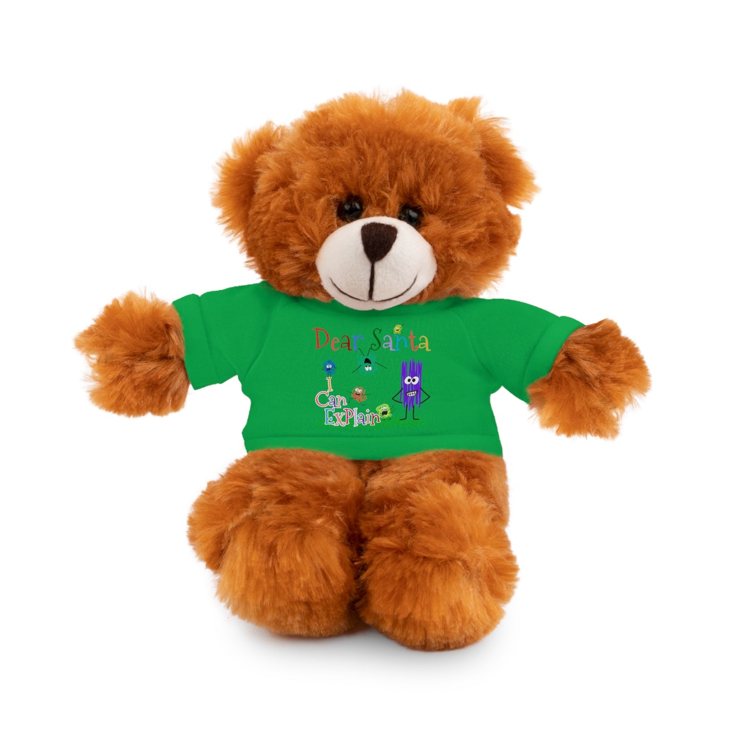 Cuddle Critters 8" Plushie | Dear Santa I can Explain soft toy Irish Green Bear 8"