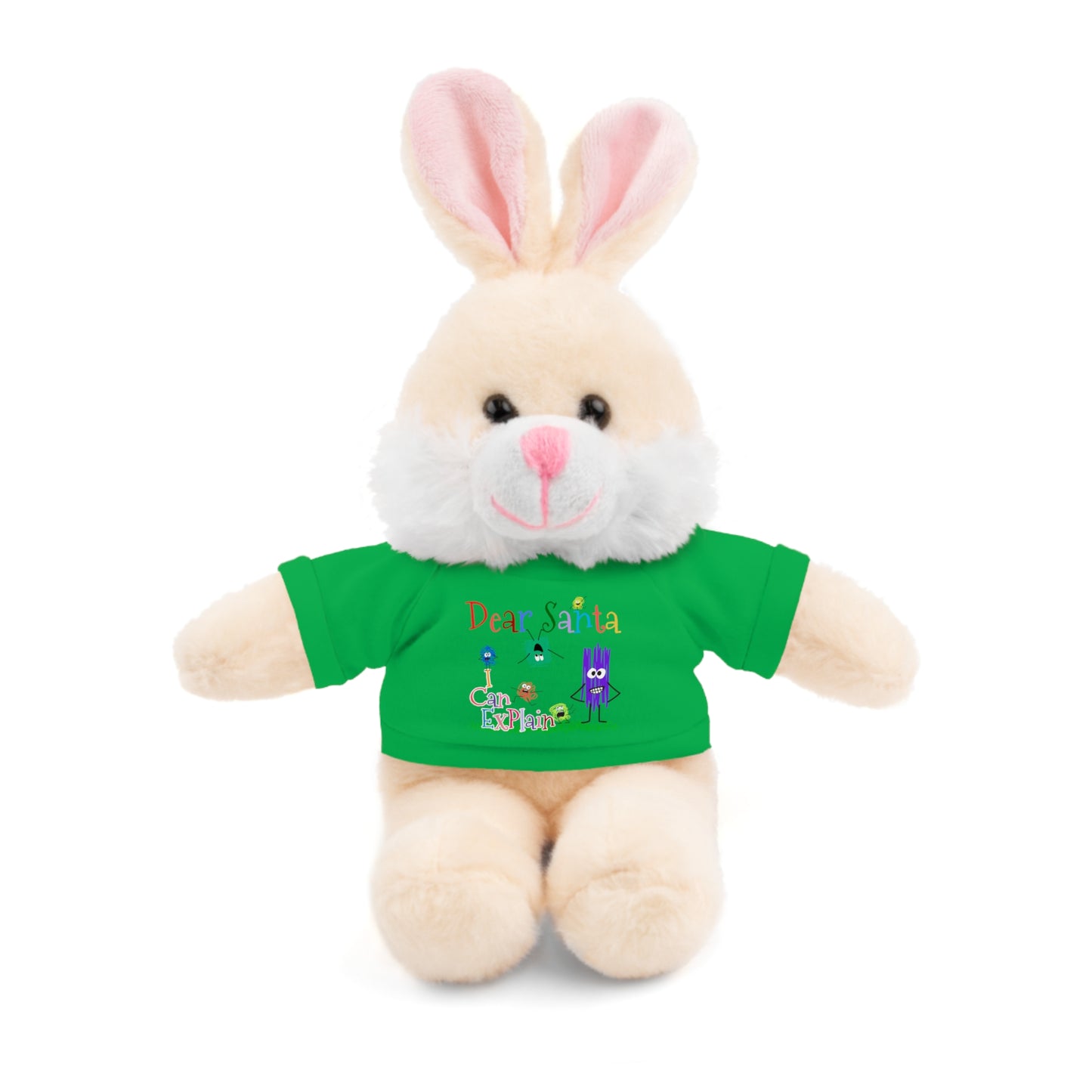 Cuddle Critters 8" Plushie | Dear Santa I can Explain soft toy Irish Green Bunny 8"