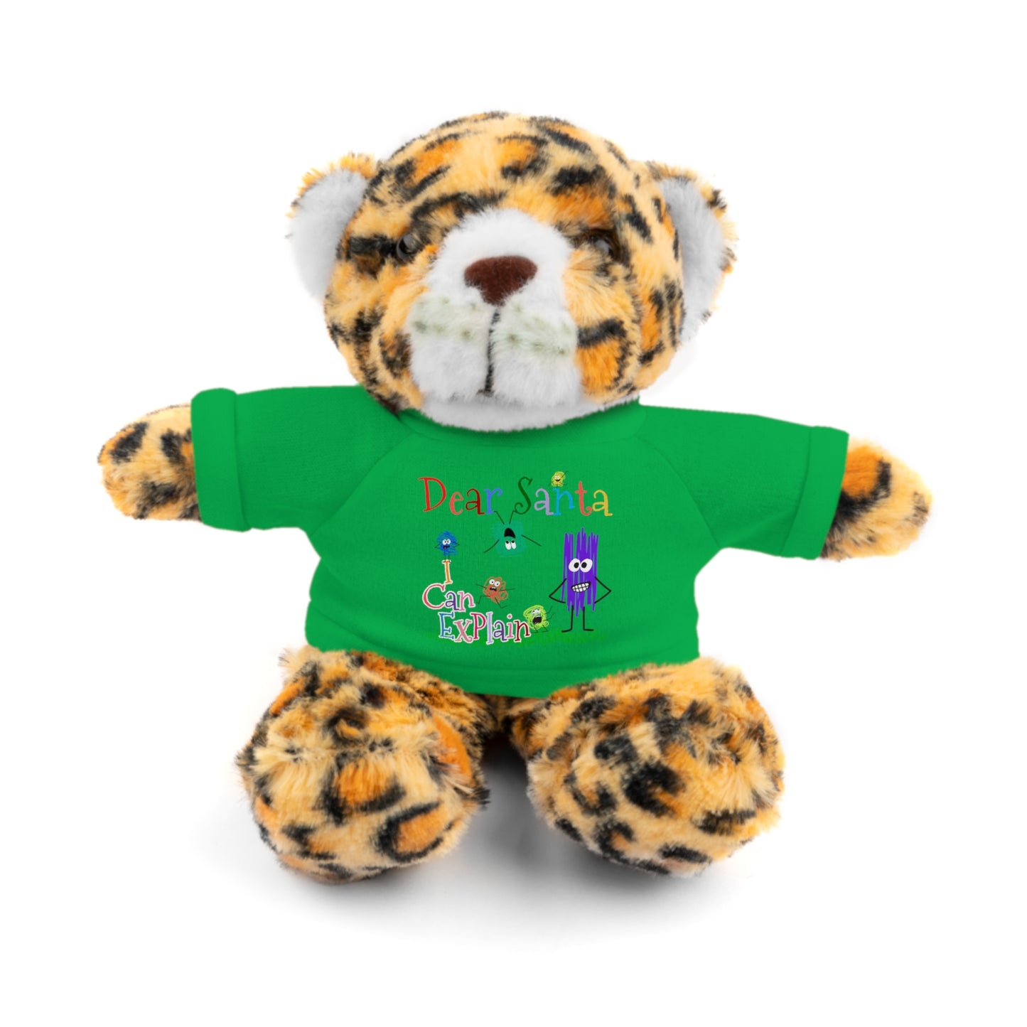 Cuddle Critters 8" Plushie | Dear Santa I can Explain soft toy Irish Green Jaguar 8"