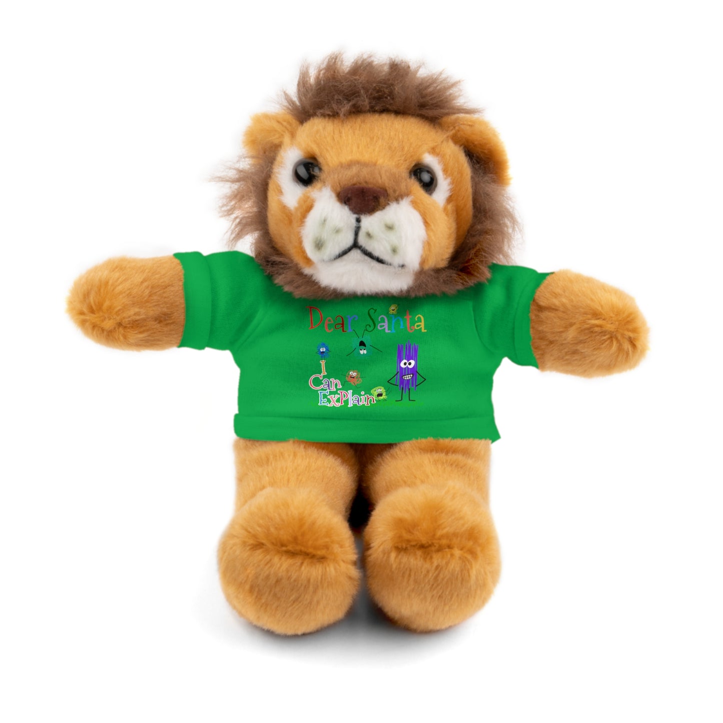 Cuddle Critters 8" Plushie | Dear Santa I can Explain soft toy Irish Green Lion 8"