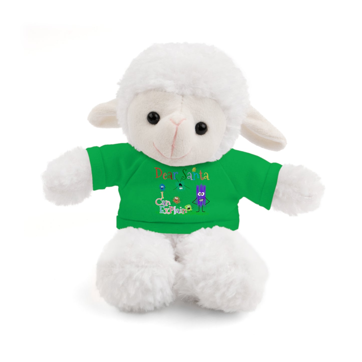 Cuddle Critters 8" Plushie | Dear Santa I can Explain soft toy Irish Green Sheep 8"