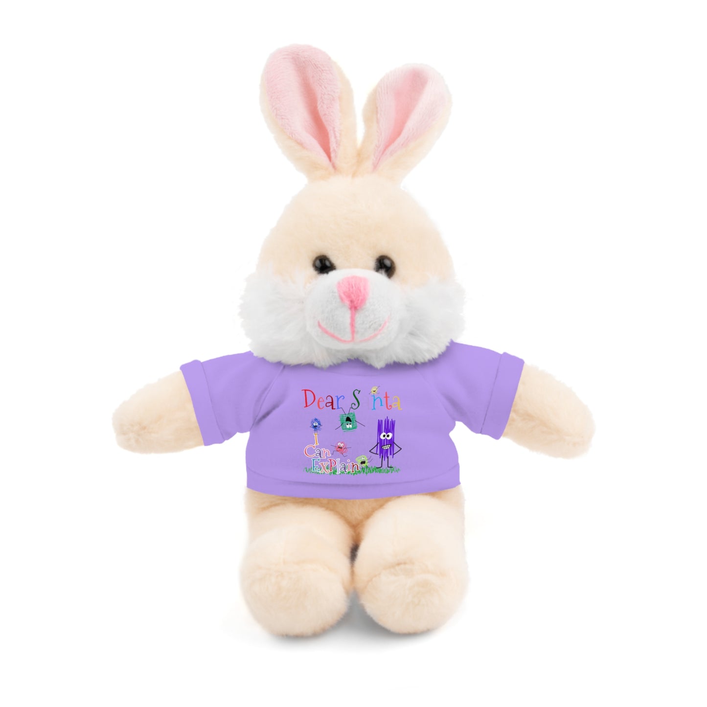 Cuddle Critters 8" Plushie | Dear Santa I can Explain soft toy Lavender Bunny 8"